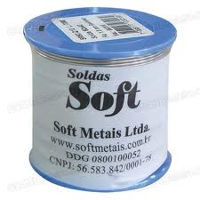 SOLDA SOFT ROLO 1/2 KG (AZUL 1,0 MM)